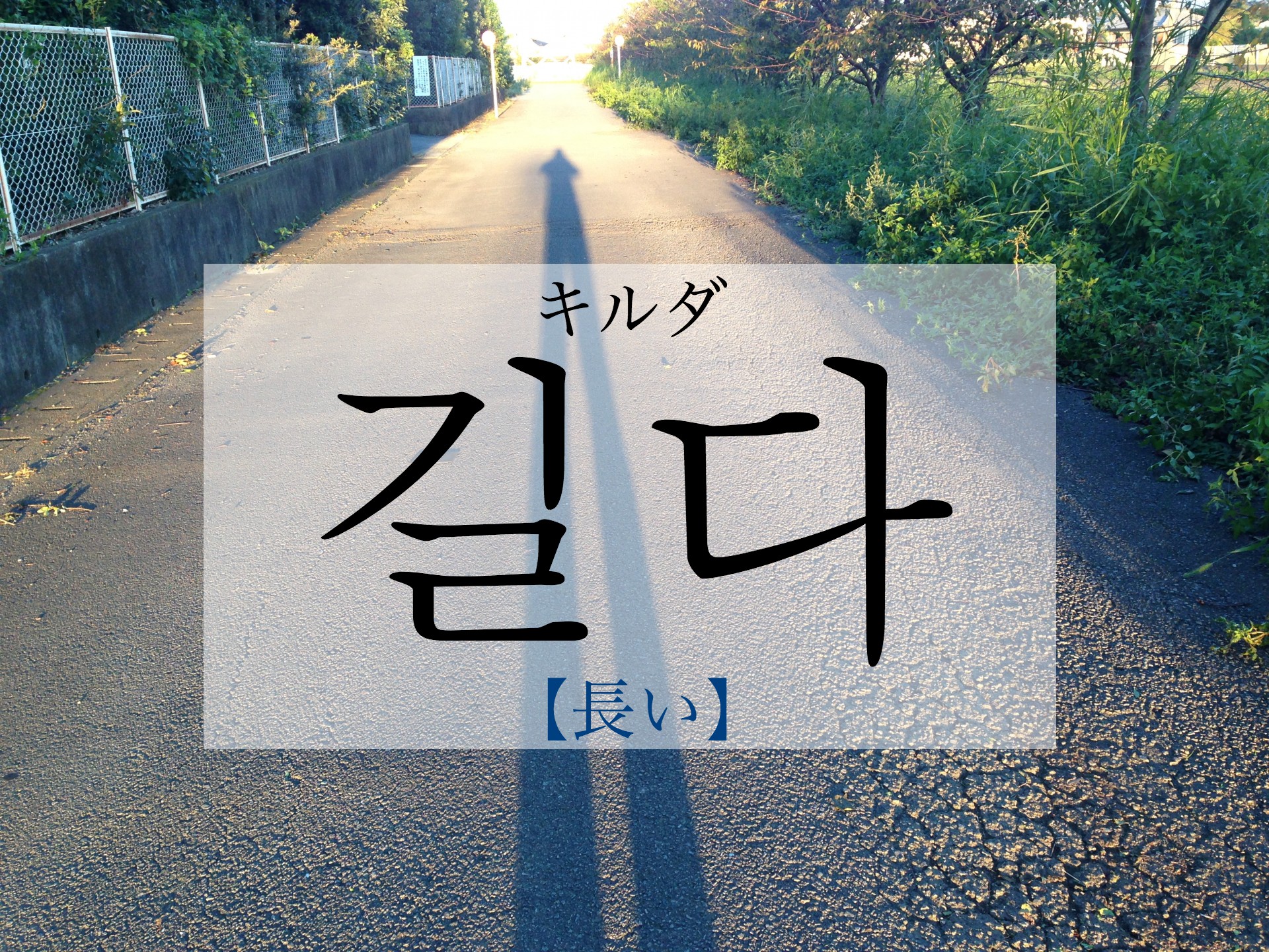 koreanword-long