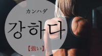 韓国語で「強い」の【강하다(カンハダ)】の活用や発音・例文は？タメ語で覚えよう！