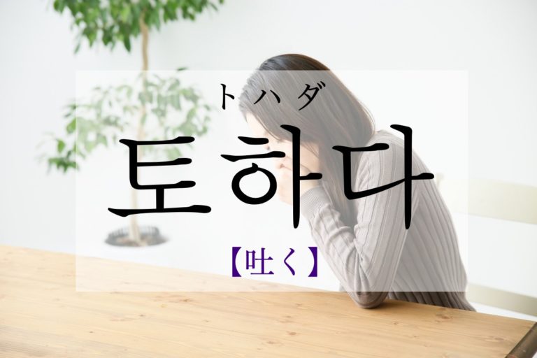 koreanword-vomit