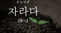 韓国語で「育つ」の【자라다(チャラダ)】の例文・活用や発音は？タメ語で覚えよう！