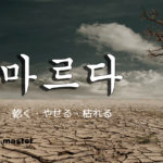 korean-words-dry